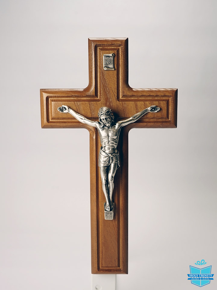 St. Benedict Standing Crucifix | Holy Trinity Catholic Books And Gifts